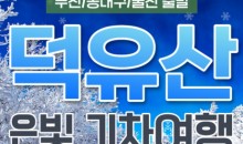 [KTX부산/울산/동대구] 은빛 설산 덕유산 곤도라&하늘 물빛정원 당일 기차여행-겨울