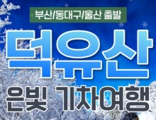 [KTX부산/울산/동대구] 은빛 설산 덕유산 곤도라&하늘 물빛정원 당일 기차여행-겨울