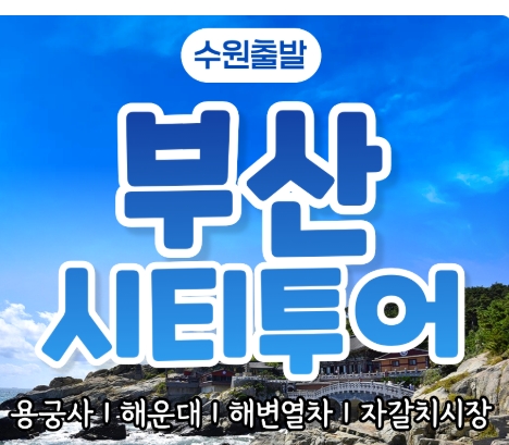 [KTX-수원역/대전]부산시티투어(1탄) - 태종대/송도케이블카/흰여울문화마을/산만디투어/자갈치시장 여행(당일)