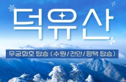 무궁화호 - 덕유산 눈꽃 & 관광곤도라 설경 & 무주구천동 & 하늘물빛정원 여행(당일)