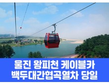 [경상권/충청권/수도권출발] 울진 왕피천 케이블카&백두대간 협곡열차(당일)