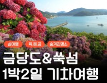 [KTX] 섬섬투어(금당도 해상투어+수국 쑥섬)&팔영산 치유의 숲 1박2일 기차여행-4식