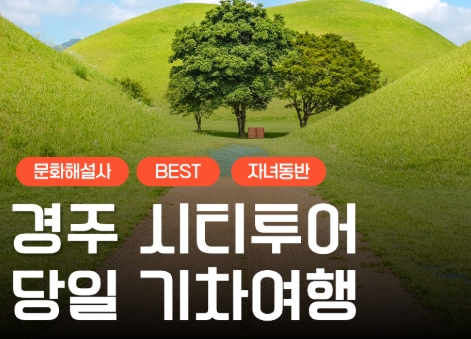 [KTX서울역/광명역/대전역] 경주 세계문화유산 시티투어 여행(당일)-태종무열왕릉/불국사/천마총/석굴암/분황사
