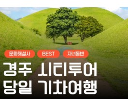 [KTX서울역/광명역/대전역] 경주 세계문화유산 시티투어 여행(당일)-태종무열왕릉/불국사/천마총/석굴암/분황사