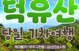 [수원역출발]무궁화호 - 덕유산 향적봉 & 관광곤도라 & 무주구천동계곡 여행(당일)