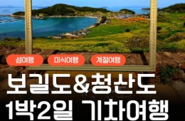 [KTX-용산역/광명역/오송역1박] 청산도/보길도/땅끝마을/완도 여행 (1박2일)