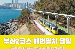 (수원출발)KTX - 부산시티투어(2탄) - 해운대 해변열차 & 용궁사 & 자갈치시장 여행(당일)