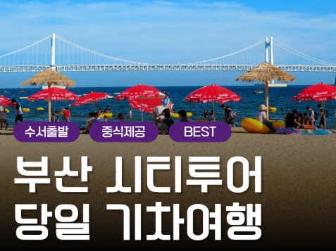 [수서역출발]KTX - 부산시티투어(1탄) - 태종대/송도케이블카/흰여울문화마을/산만디투어/자갈치시장 여행(당일)